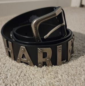 Vintage Harley Davidson leather belt